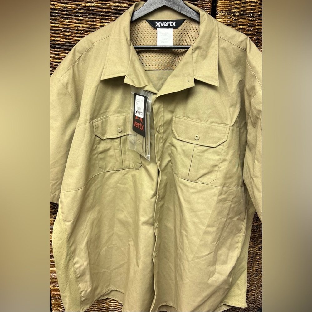 Vertx- Tactical,‎ Men's Shirt, Desert Tan, New with tags- Size: 4XL